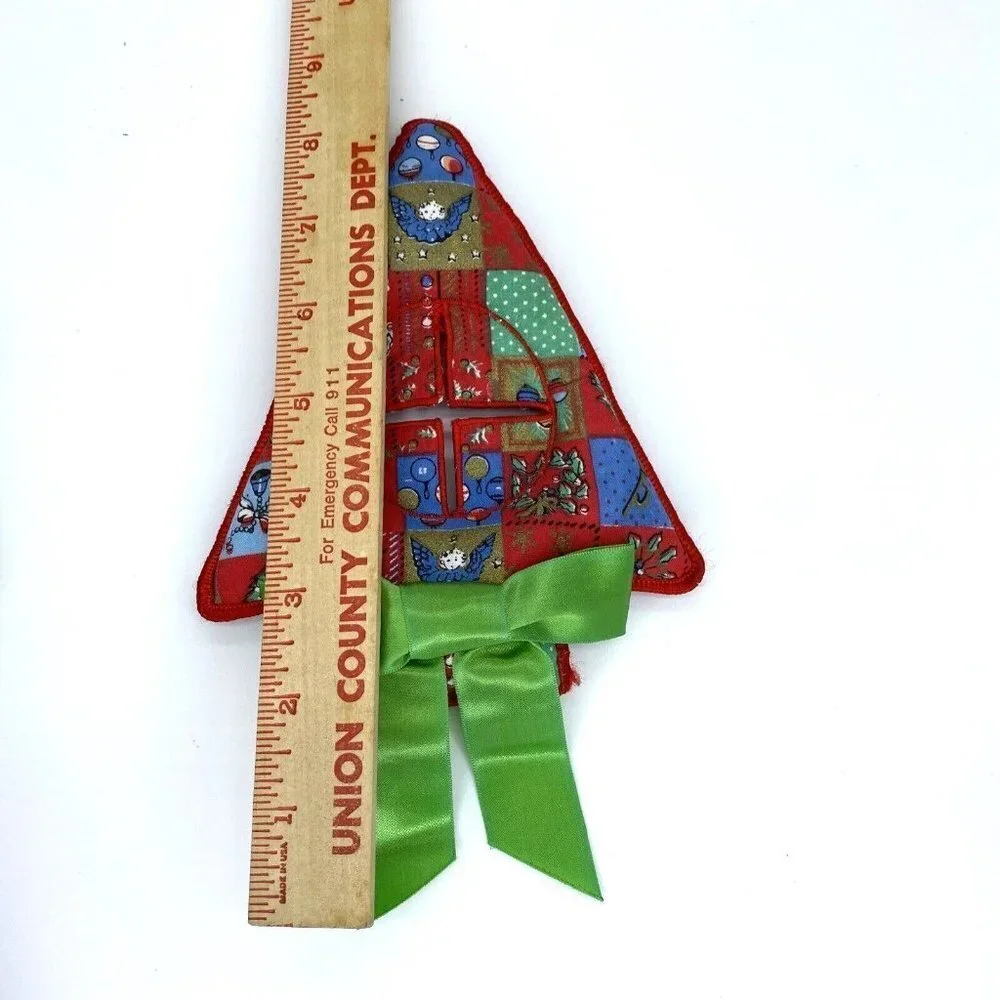 Christmas Decor Lot Primitive Farmhouse Wood Fabric Wreath Reindeer Set 6 Rustic
